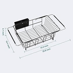 JASIWAY Dish Drying Rack in Sink- Over The Sink