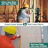 HYCHIKA Green Laser Level 45M Self Leveling Horizontal Vertical Cross USB view 8