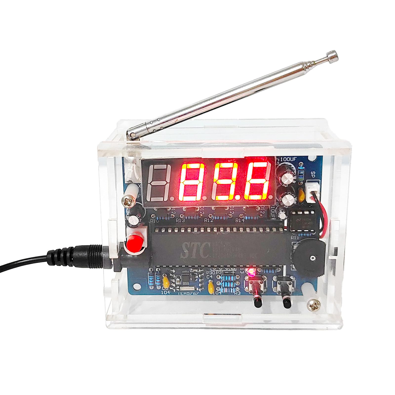 Gikfun FṂ Radio Kit DIY Soldering Project 87-108MHz for Soldering Learning and High School College Hobby Group Teaching EK1997C