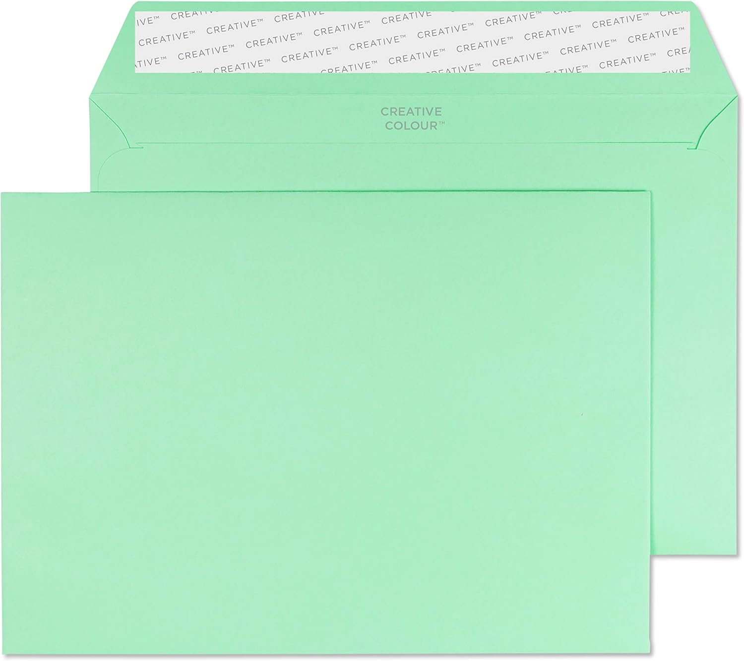 Blake Creative Colour C5 162 x 229 mm 120 gsm Peel & Seal Wallet Envelopes (317) Spearmint Green - Pack of 500
