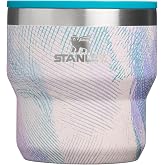 STANLEY Stay-Hot Stacking Cup, 10 oz, Sea Glass Plume | Insulated Stainless Steel Travel Cup | Compact Stackable Design | Press In Drink Through Lid | Small Espresso/Coffee Mug