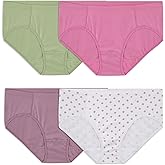 Fruit of the Loom womens Fruit of the Loom Women's Crafted Comfort™ Pima Cotton Underwear, Super Soft & Durable