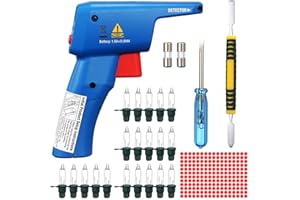 CraftyDream 26 Pcs Christmas Light Repair Tool for Incandescent Mini Lights, Quick-Fix Shunt, with Bulb, Fuse, Bulb Puller, Screwdriver, Sticker, Works Pre-Lit Trees (Not for LED)