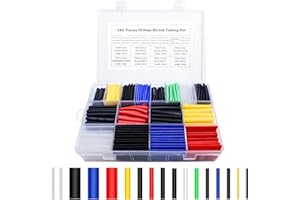 Heat Shrink Tubing Kit, Senbos 580pcs 2:1 Heat Shrink Tube Wire Shrink Wrap Cable Wire Kit, Long Lasting Insulation Protection Assorted Sleeving Tube Wrap Cable Wire Kit with Box, 6 Colors 11 Sizes