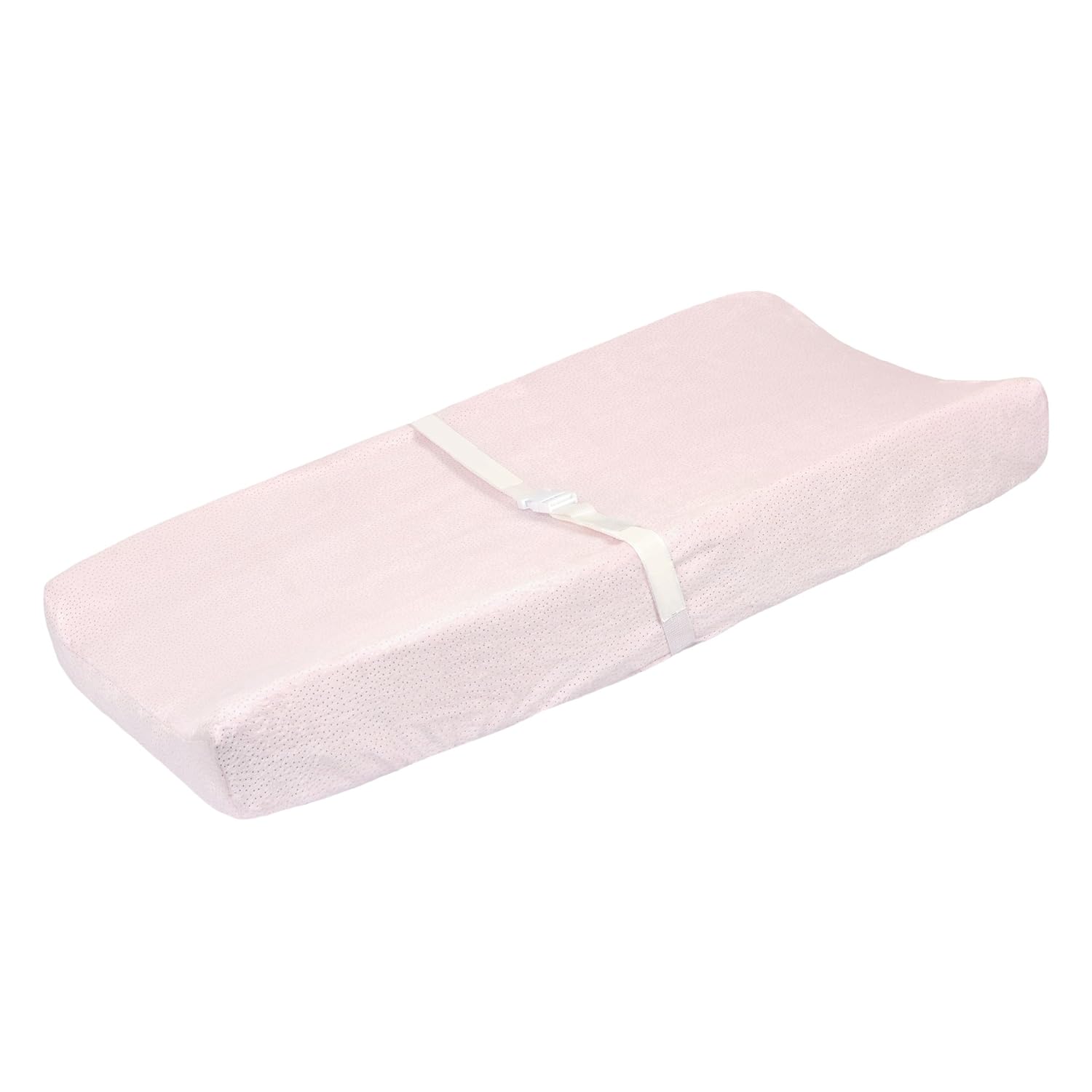 Just Born Sparkle Changing Pad Cover, Pink with Gold