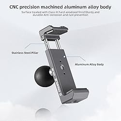 FANAUE Aluminum Phone Holder with 1" Ball Head
