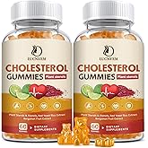 (2 Pack) Cholesterol Supplements Gummies for Cholesterol Healthy, Plant Sterols & Stanols, Red Yeast Rice, Citrus Bergamot Complex for Cholesterol, Maintain Healthy Cholesterol Levels - 60 Day Supply