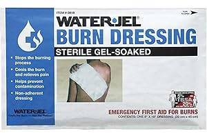 WATER JEL Water-jel Emergency Burn Dressing 18" X 8" Burn Dressing