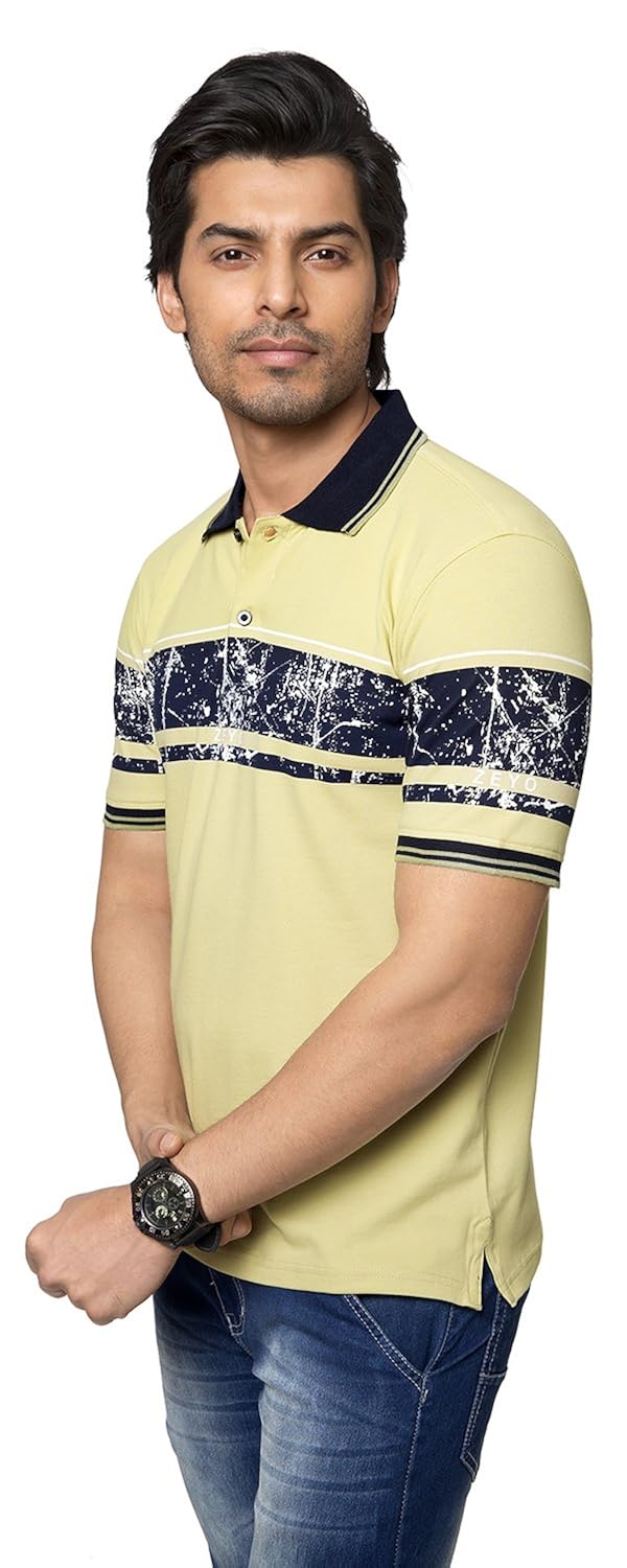 zeyo men's cotton t-shirt