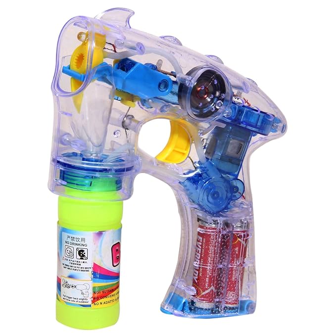 Buy SKYUNION™ Battery Operated Led Bubble Shooter Gun with Bottle