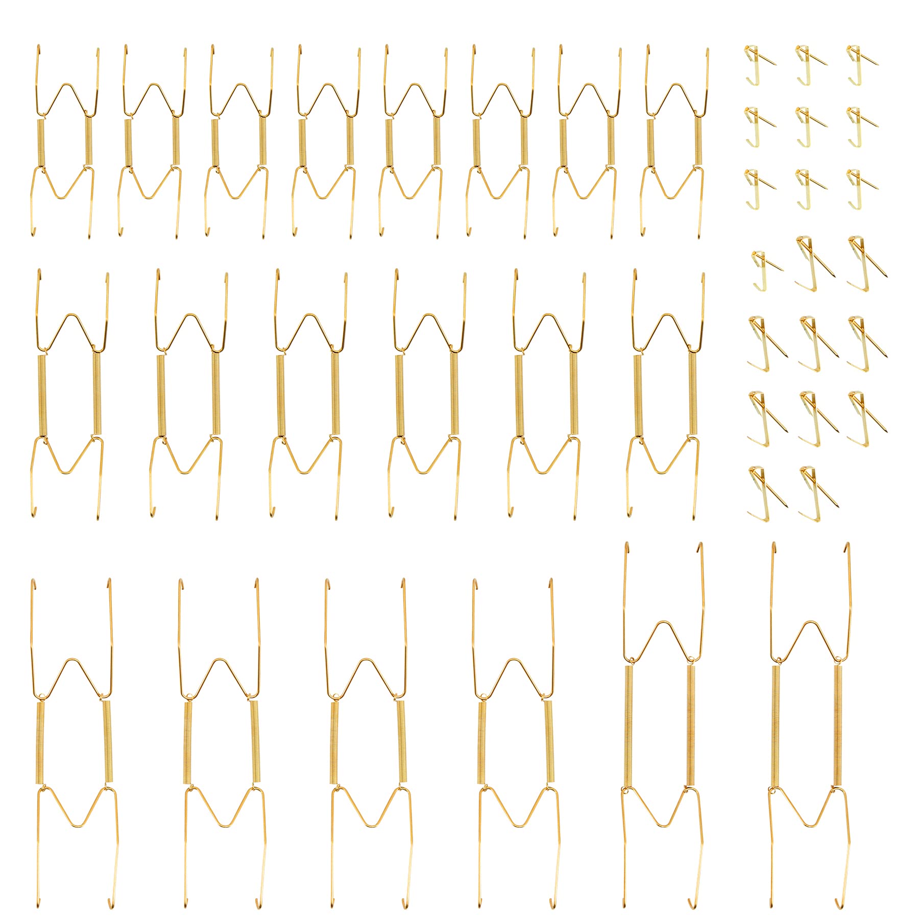Photo 1 of Generic 20 Pieces Invisible Plate Hangers, Dish Display Holder with 20 Pieces Hangers Hook and Nails for Decorative Plates and Art