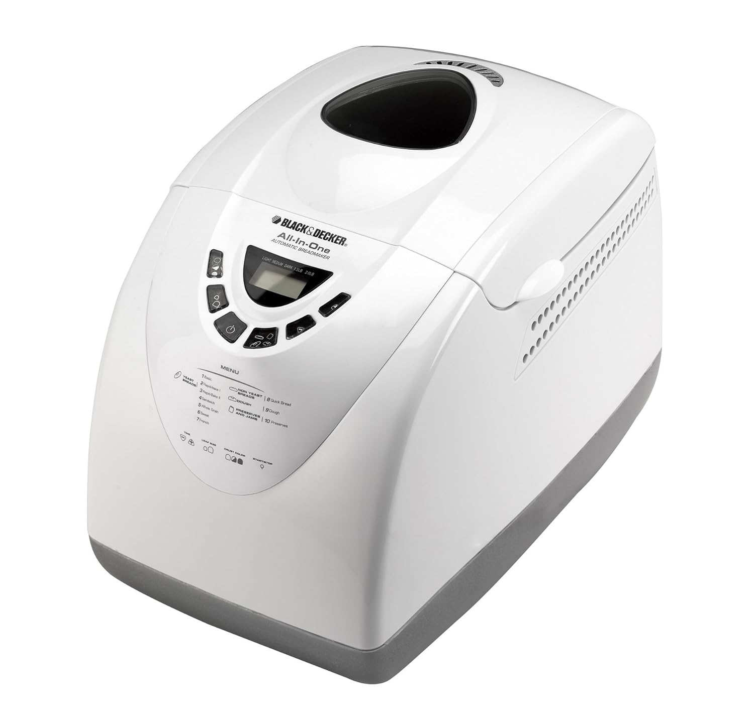 Black Decker Deluxe Automatic Bread Maker 3 Lb White B6000c Bread Poster