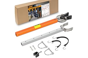 PUIOCO Boat Transom Saver Adjustable from 23 to 35 Inches, Heavy Duty Boat Transom Savers for Outboard Motors ≤100HP, with Composite for Head Holds Engine, Roller and Trailer Mounts