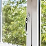 FixRello PVC Window Handle for uPVC Double Glazing - Chrome - Easy Install DIY view 3