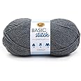 Lion Brand Yarn Basic Stitch Premium Yarn, Charcoal