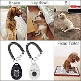 Acehome 2 Pack Dog Training Clicker with Wrist Strap Pink Green view 4
