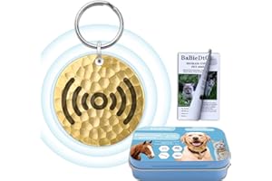 BABIEDTOYG Natural Flea & Tick Repellent Collar Pendant for Dogs & Cats –12-Month Water-Resistant Biomass Energy Pet Shield – Safe for Pets When Used as Directed – Gift Ready (One Size-1packs)