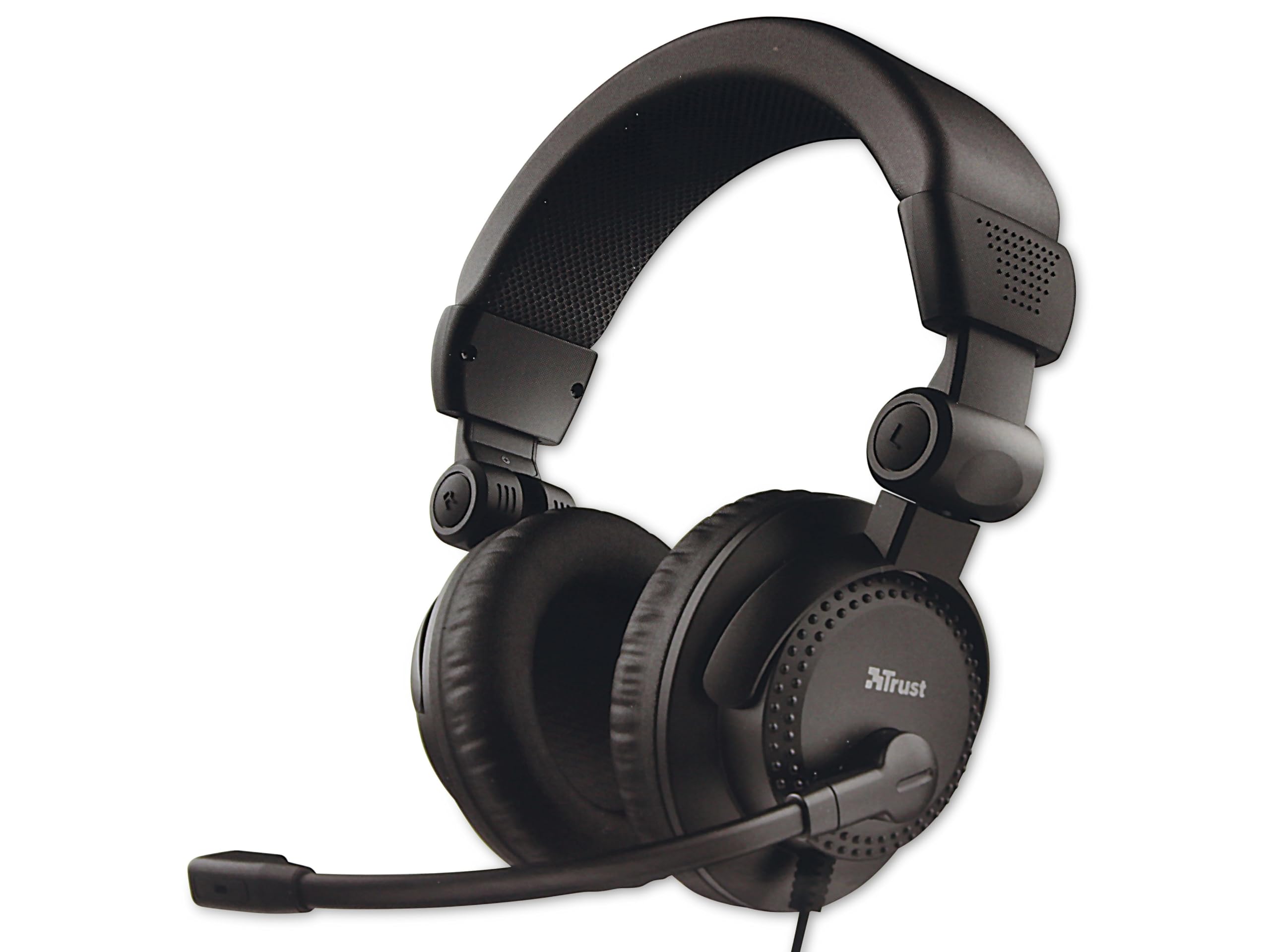 Trust Como Over-Ear Headset for PC and Laptop - Black