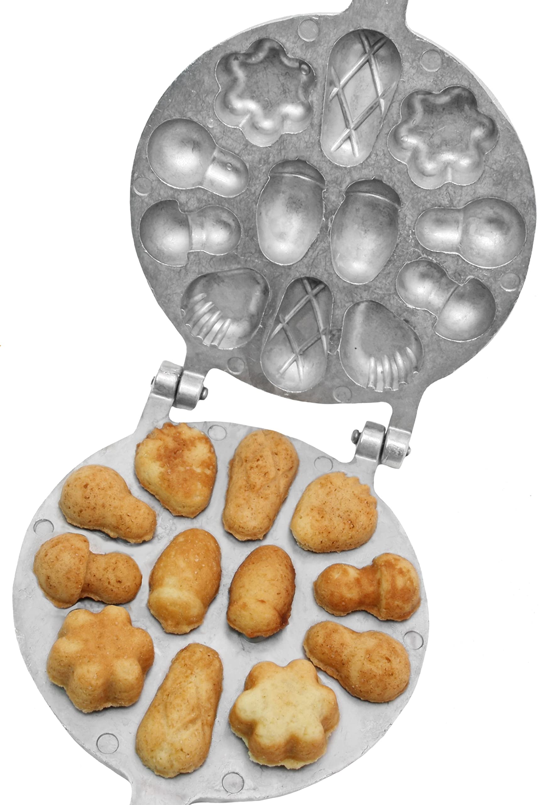 12 Cookie (Assorted) Aluminum Marker Assorted Russian Pastry Cookies Pastry Baking Tool/Mould Set by PetriStor