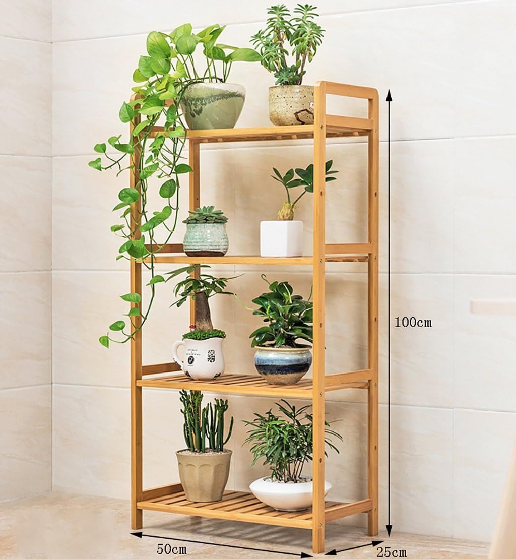 WYJW Estante de exhibición de Flores de Madera, Estante de Estante al