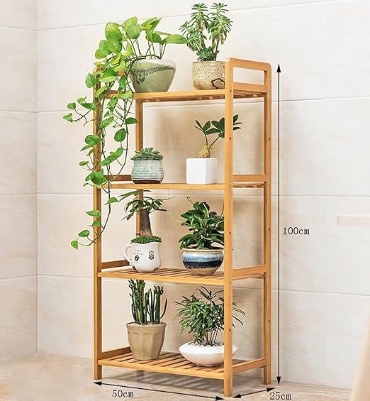 WYJW Estante de exhibición de Flores de Madera, Estante de Estante al