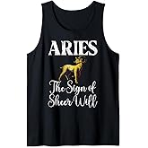 The Sign of Sheer Will Aries Tank Top