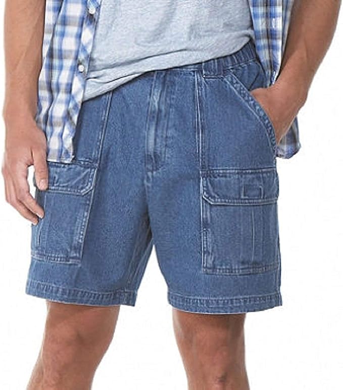 cargo shorts with tech pocket