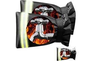 CALORPET Outdoor Faucet Cover for Winter, Outside Faucet Cover Freeze Protection, Reusable Spigot Covers Waterproof Hose Covers Frost Free Insulated Protector for Garden (Middle (6.29" x 9.45"), 2)