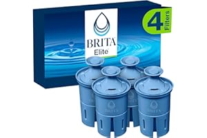Brita Elite Replacement Filter, Reduces 30+ contaminants While Keeping Healthy Minerals, WQA Certified to Reduce Lead, Microp