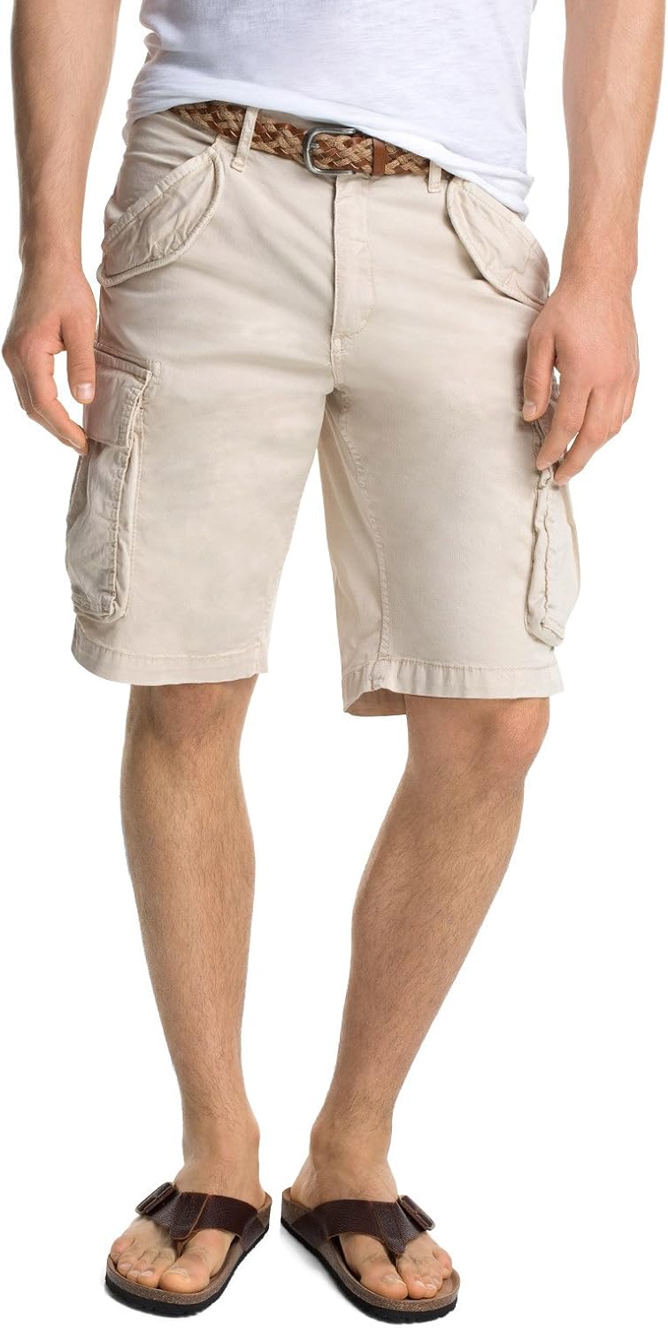 ESPRIT Men's CargoRelaxed Fit Shorts Amazon.co.uk Clothing