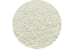 Mulutoo 100g Resin Fake Sprinkles Fake Candy Sprinkles Clay Sprinkles Polymer Sprinkles Polymer Clay Slices for Nail Art DIY Phone Case Crafts (white-13)