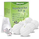 6 Pack Mouse Rodent Repellent Balls – Peppermint Oil to Repel Mice & Rats, Long Lasting 3 Months Protection, Safe for Pets & Kids – Natural Deterrent for Home, Garage, Car