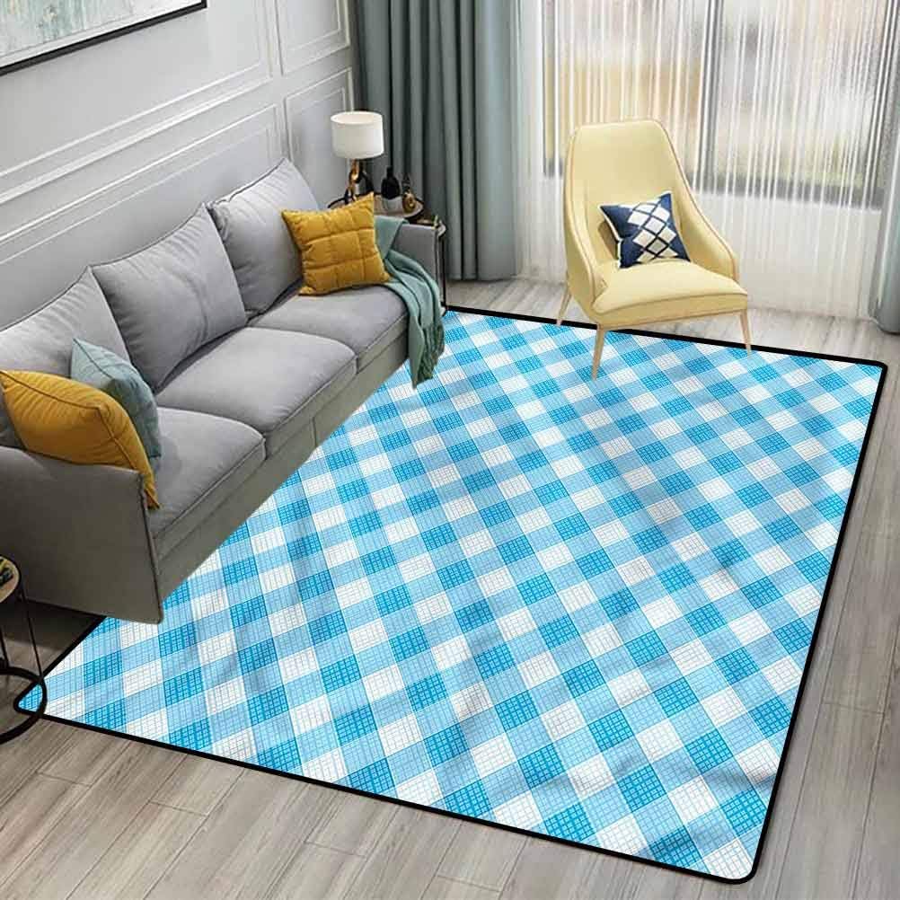Checkered Baby Rooms Rug Christmas Thanksgiving Decor Rug