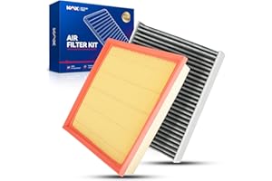 KAX Cabin & Engine Air Filter Kit Compatible With 2018-2023 Crosstrek, 2020-2025 Outback, Legacy, 2017-2023 Impreza, 2019-2024 Ascent, Replace# CF12436 CA12295