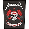 Metallica Men's Metal Militia Back Patch Black