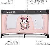 hauck Dream N Play Disney Minnie Mouse Travel Cot 120x60 cm Birth to 15 kg view 4