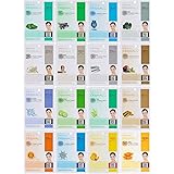 Dermal Korea Collagen Essence Full Face Facial Mask Sheet, 16 Combo Pack