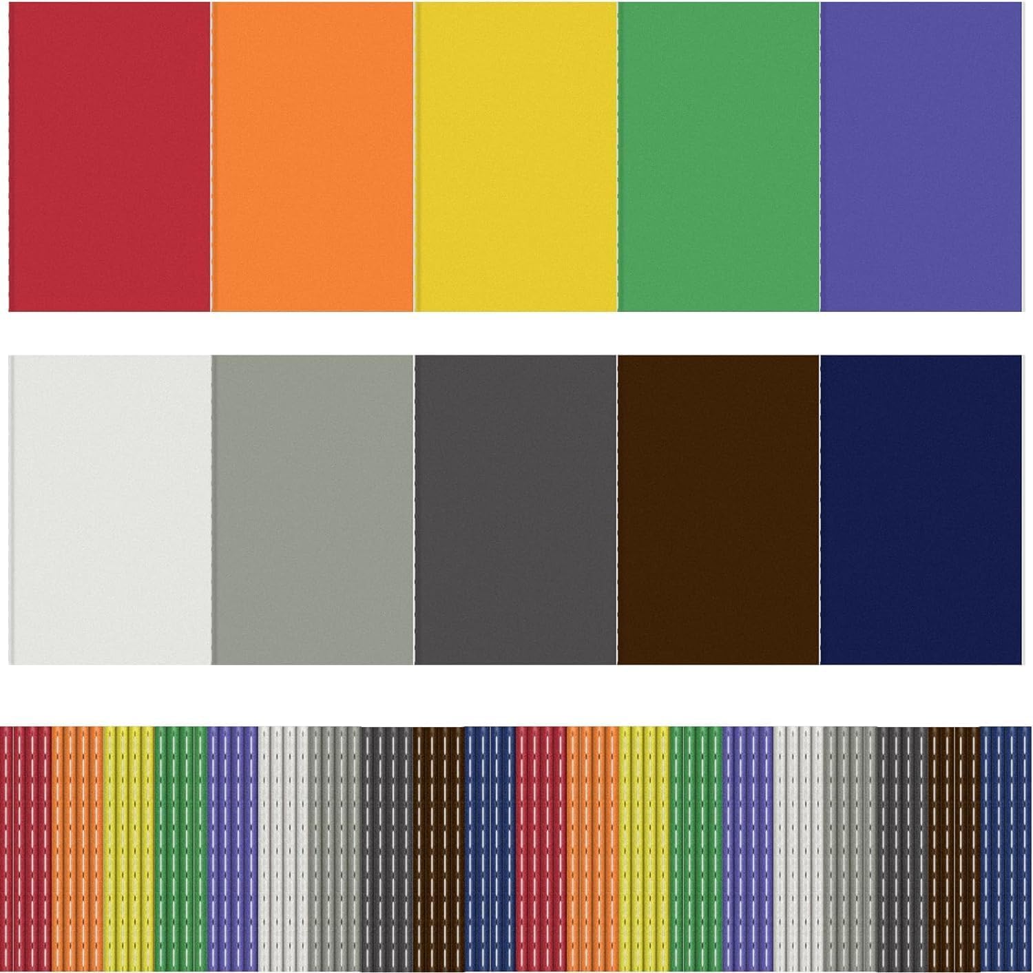 TESIN 100 Pack Colorful Mini Notebook Bulk, 9 x 14 cm Small Pocket Notebooks, Lined Notepads Travel Journal Sketchbooks for Kids, Student, Office, 24 Sheets/48 Pages (3.5" X 5.5", 10 colors)