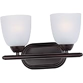 Maxim Axis-2 Light Transitional Bath Vanity in Transitional style-13 Inches Wide by 8.5 inches high-Oil Rubbed Bronze Finish