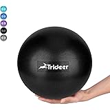 Trideer Pilates Ball, Barre Ball, Mini Exercise Ball, 9 Inch Small Bender Ball, Pilates, Yoga, Core Training and Physical Therapy, Improves Balance, Core Strength & Posture (Home & Gym & Office)