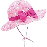 Baby Sun Hat Toddler Baby Girl Hats UPF 50+ Summer Kids Beach Wide Brim Bucket Caps
