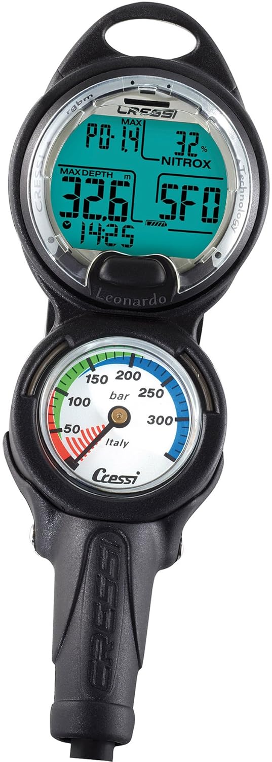 Cressi Sub Leonardo 2 Scuba Diving Computer Console with