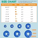 BENCMATE Protective Inflatable Dog Cat Cone Collar Large Blue view 2