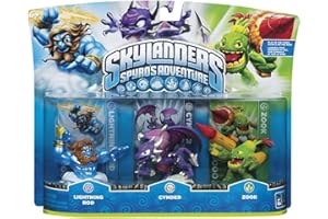ACTIVISION Skylanders Spyro's Adventure Triple Character Pack (Cynder, Lightning Rod, Zook)