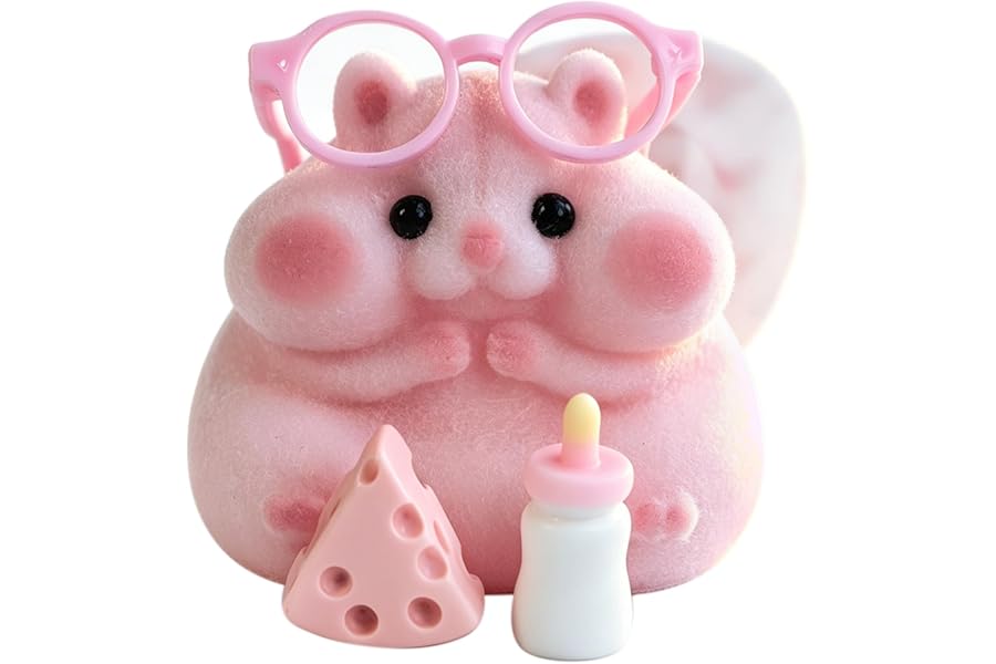 Handmade Taba Squishy Hamster Toy, Cute Squishy Hamster Fidget Toy, Realistic Hamster Toy, Soft Silicone Mochi Furry Toy, Str