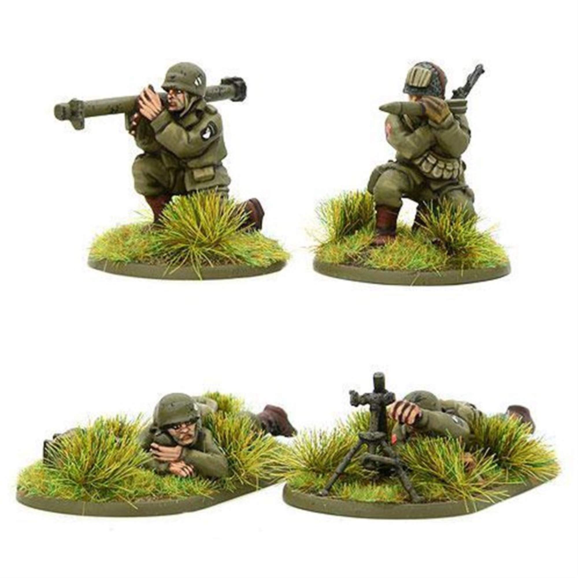 Warlord Games Bolt Action: US Airborne Bazooka & Light Mortar teams (1944-45)