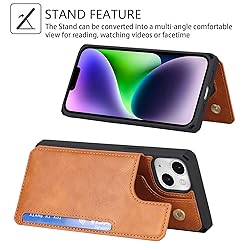 Cavor for iPhone 14 Plus Case Wallet with Card