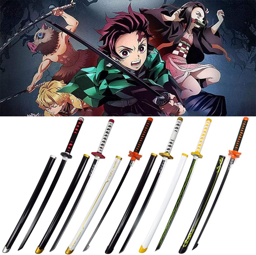 鬼滅の刃 きめつのやいば 我妻善逸 あがつまぜんいつ 日輪刀 模造刀 ABS 日本刀 鬼殺隊