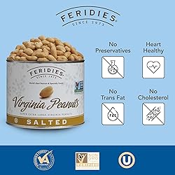 FERIDIES Super Extra Large Salted Virginia Peanuts