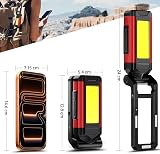 Daphomeu Rechargeable COB Work Light 2 Pack Magnetic Rotatable Base IPX6 view 8